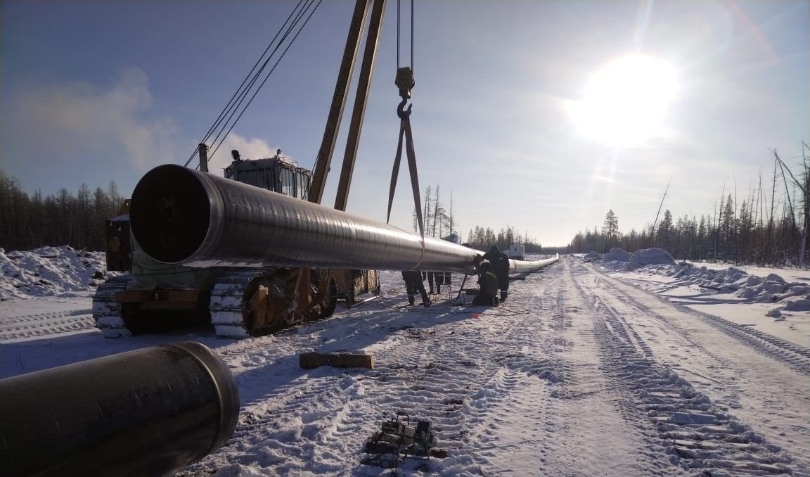 Более 75 километров газопровода «Кысыл-Сыр – Мастах» проложили в Якутии