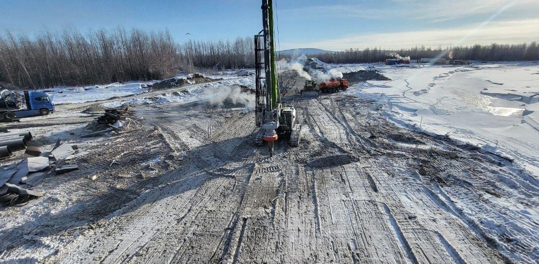 Буровые работы по обустройству моста через реку Куйдусун начались в Якутии