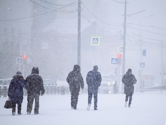 Местами сильный снег ожидается в Жиганском районе Якутии