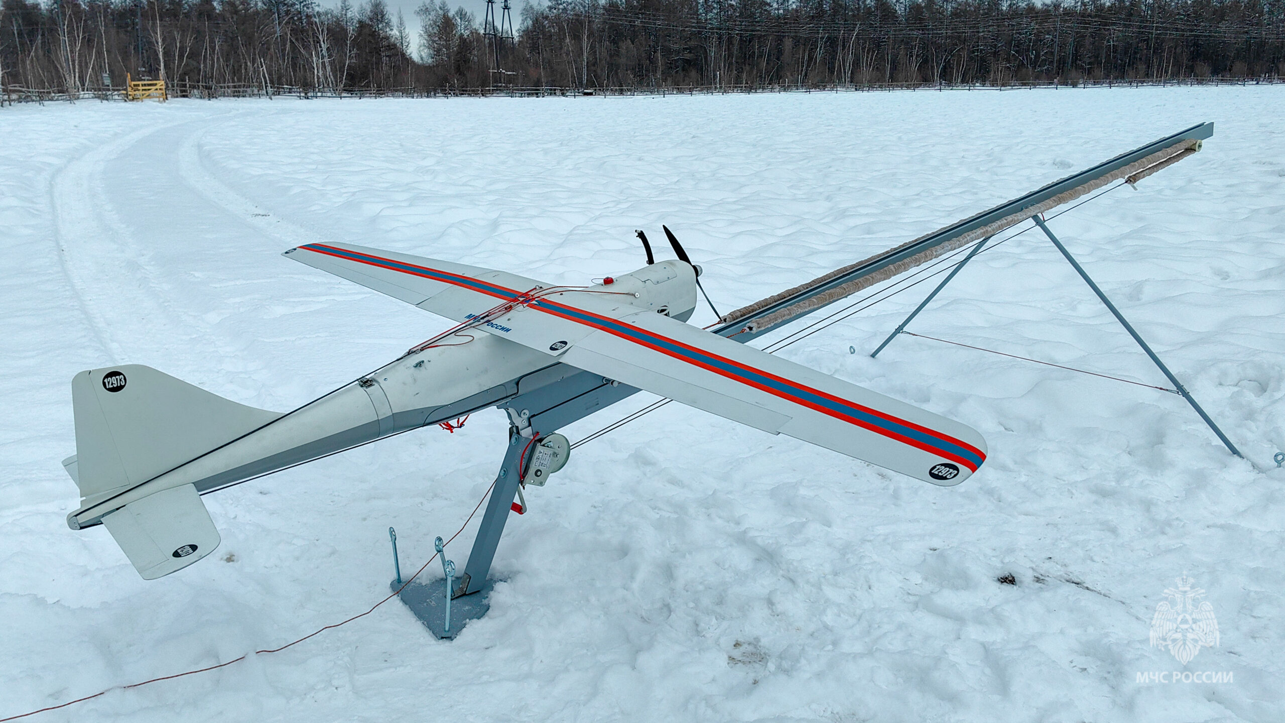 Беспилотник «Орлан-10» привлекут для мониторинга ледохода на реке Лене в Якутии