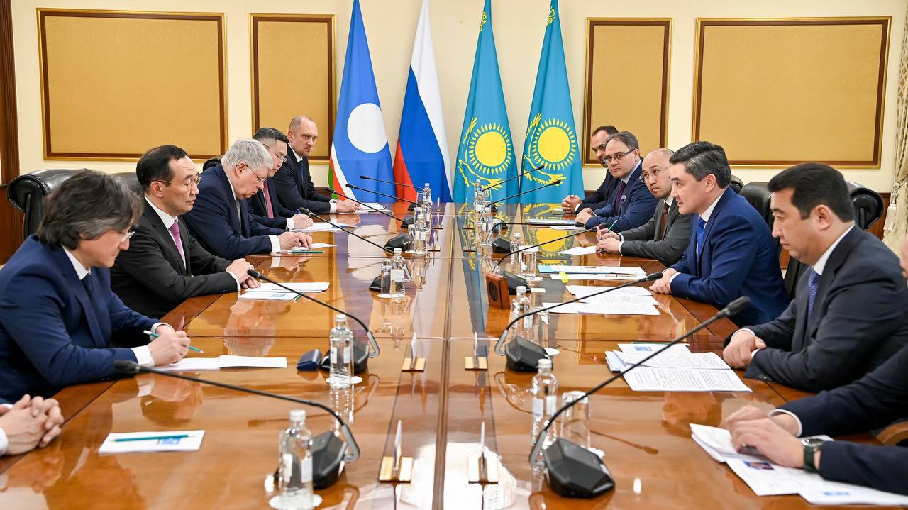 Глава Якутии обсудил с премьер-министром Казахстана развитие торгово-экономического сотрудничества