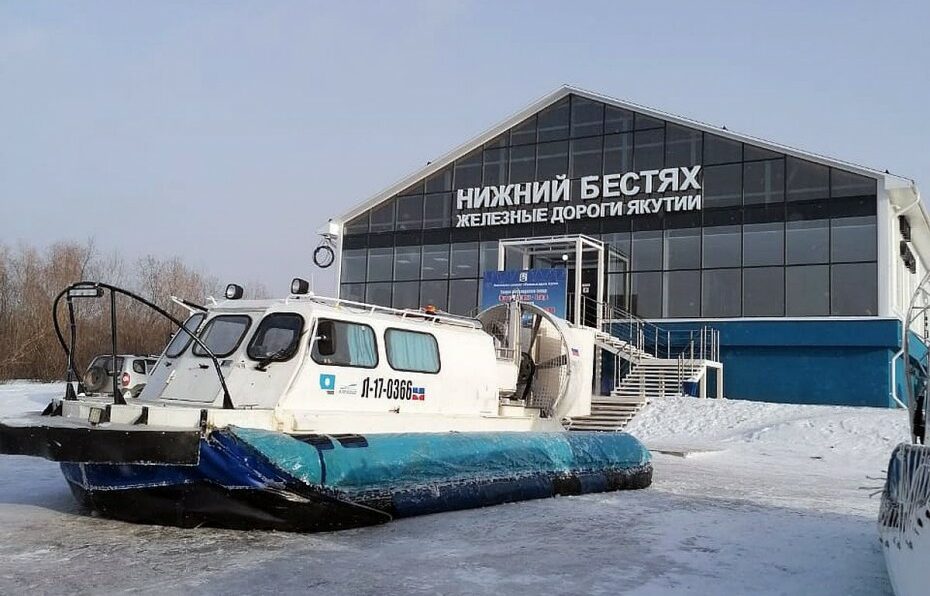 Трансфер пассажиров поезда через реку Лену будет выполняться с 204 мкр в Якутске