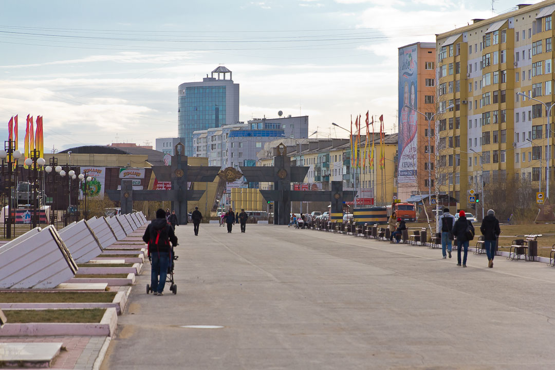 Ряд улиц перекроют в День Победы в Якутске