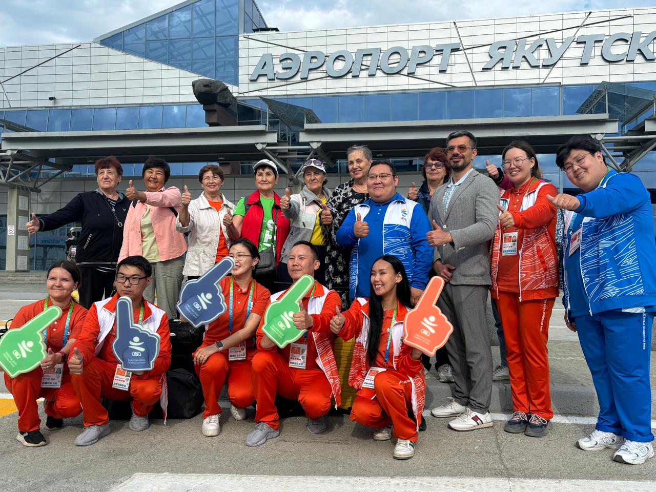 «Серебряные» волонтеры игр «Дети Азии» прибыли в Якутск