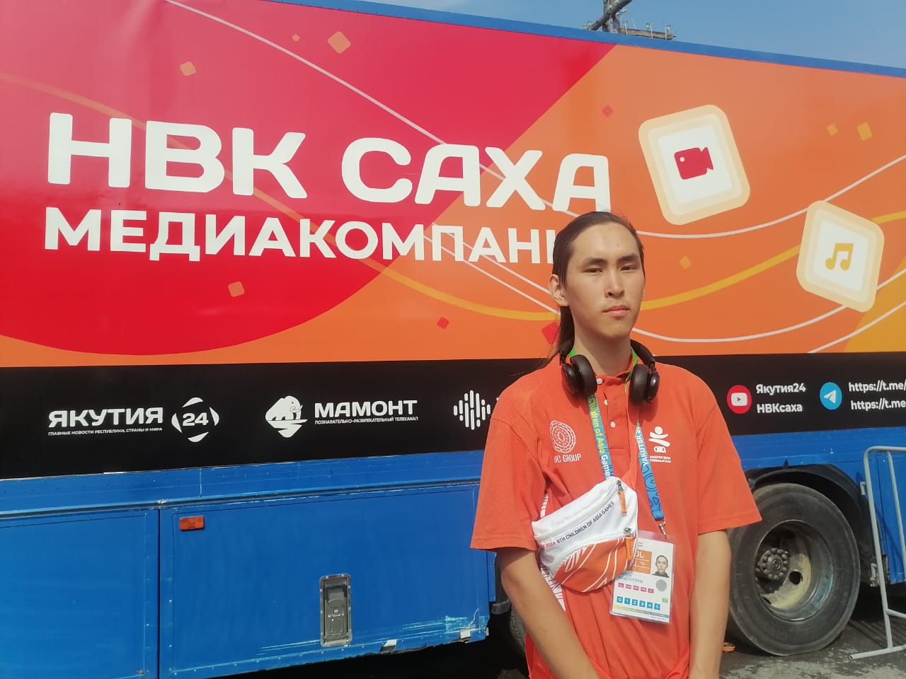 «Дети Азии»: Волонтер Игр рассказал о работе на телевидении НВК «Саха»