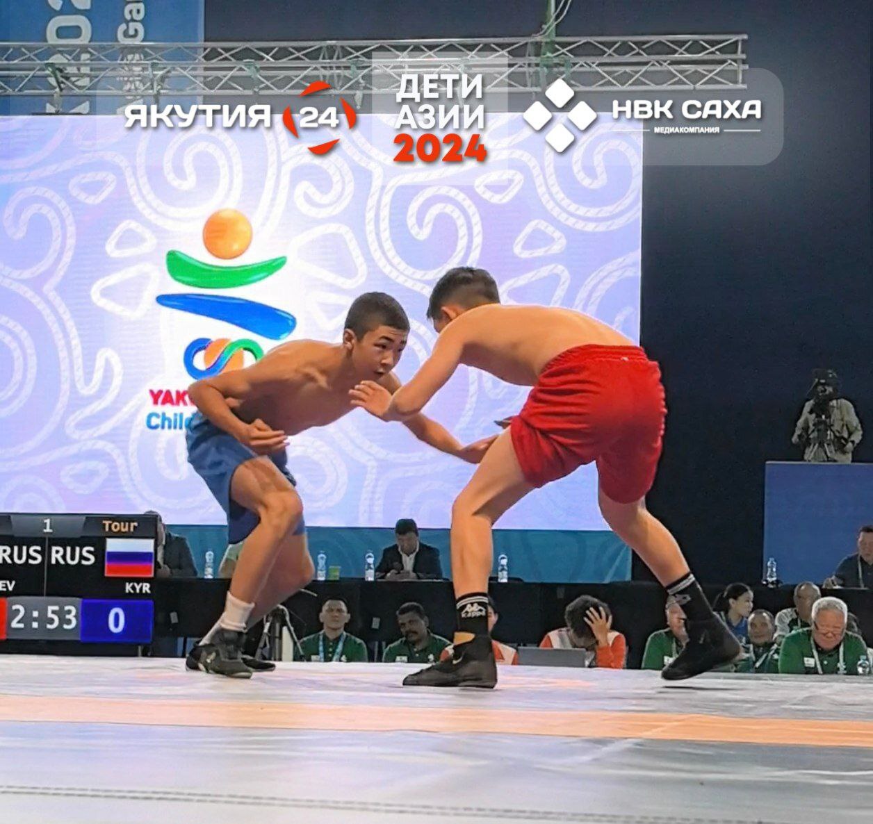 Якутия завоевала на Играх «Дети Азии» шесть медалей в борьбе хапсагай