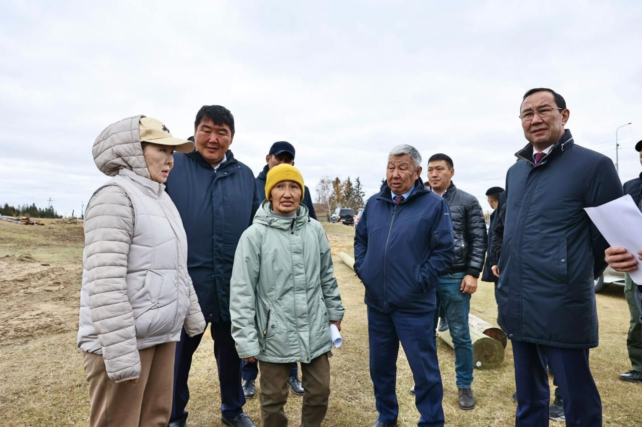 Новое жилье для пострадавших от паводка строят в Намском районе Якутии